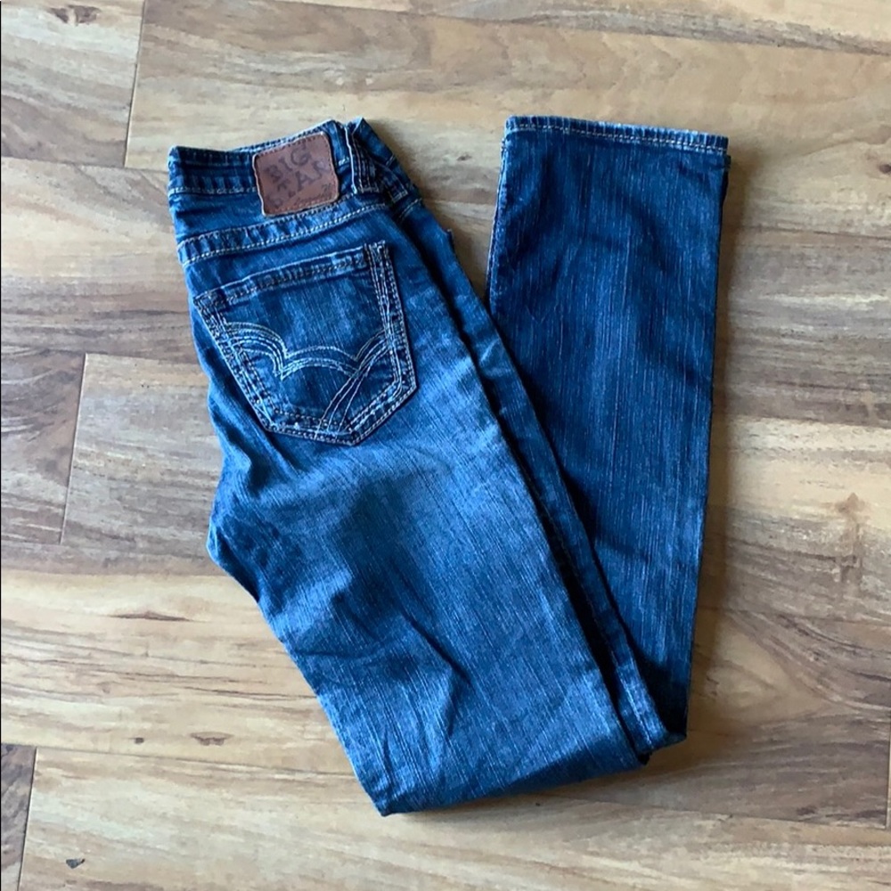Big Star Kayla Straight mid rise fit size 25R